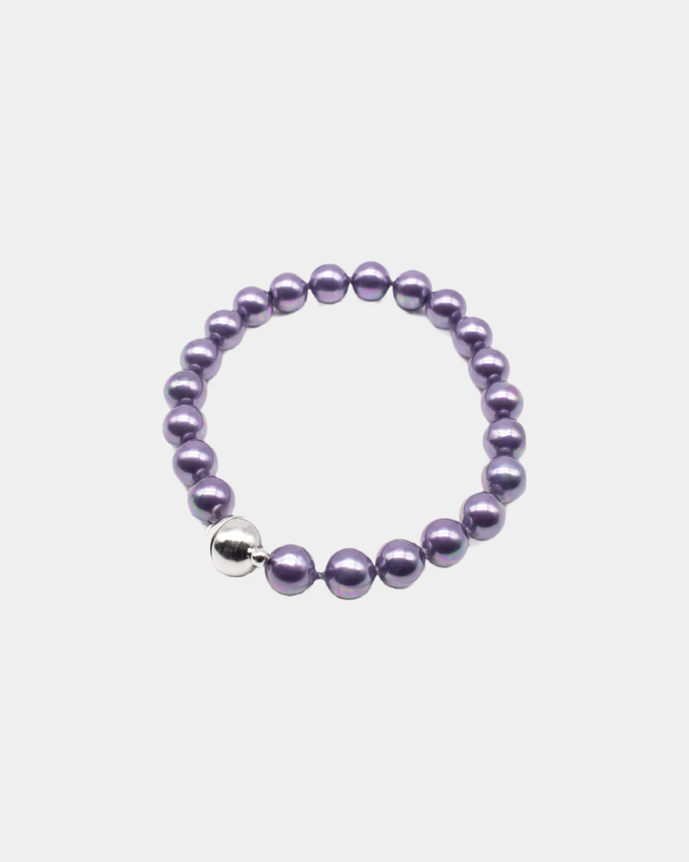 Kuori Perlen Armband Lila