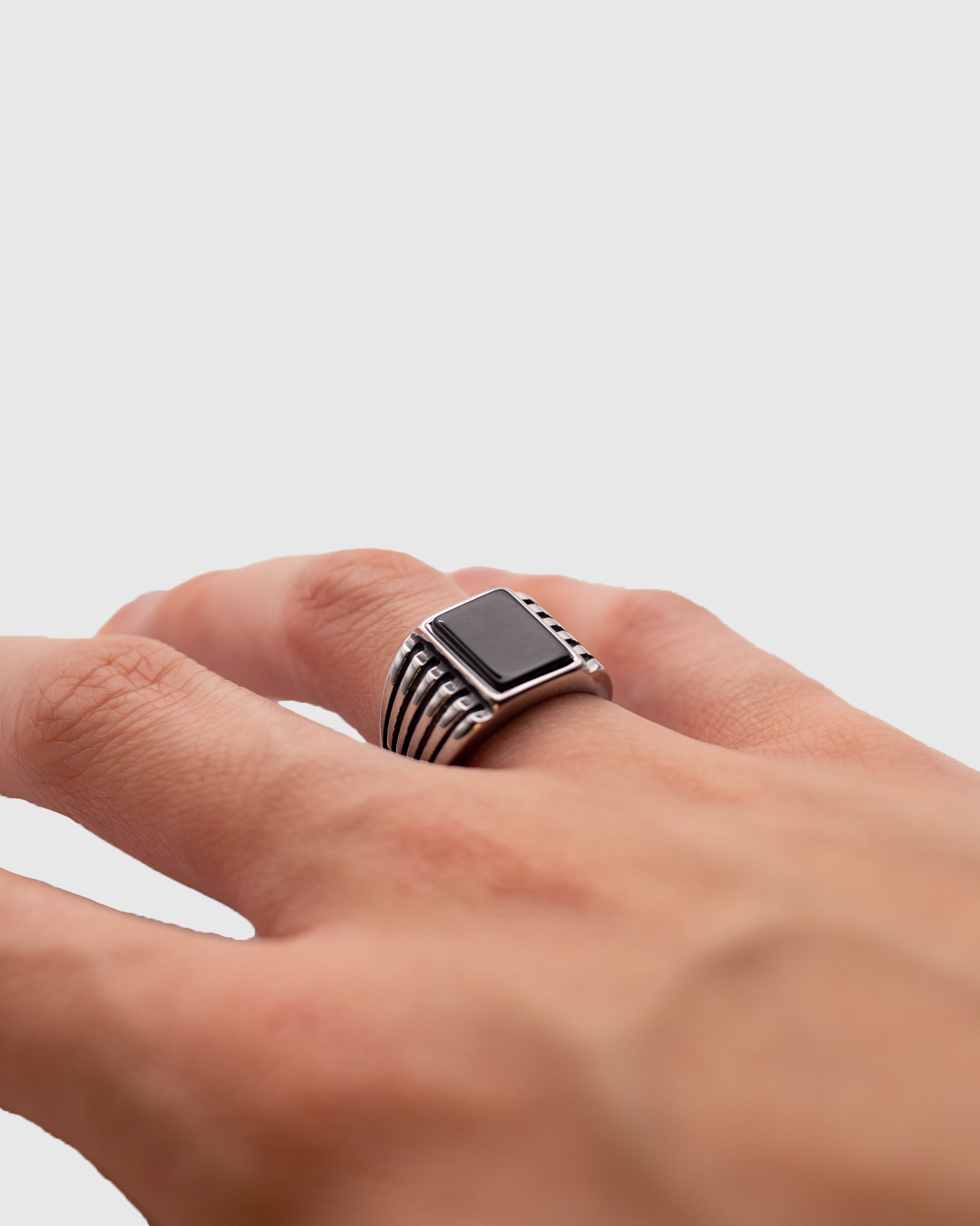 Steen Ring Silber
