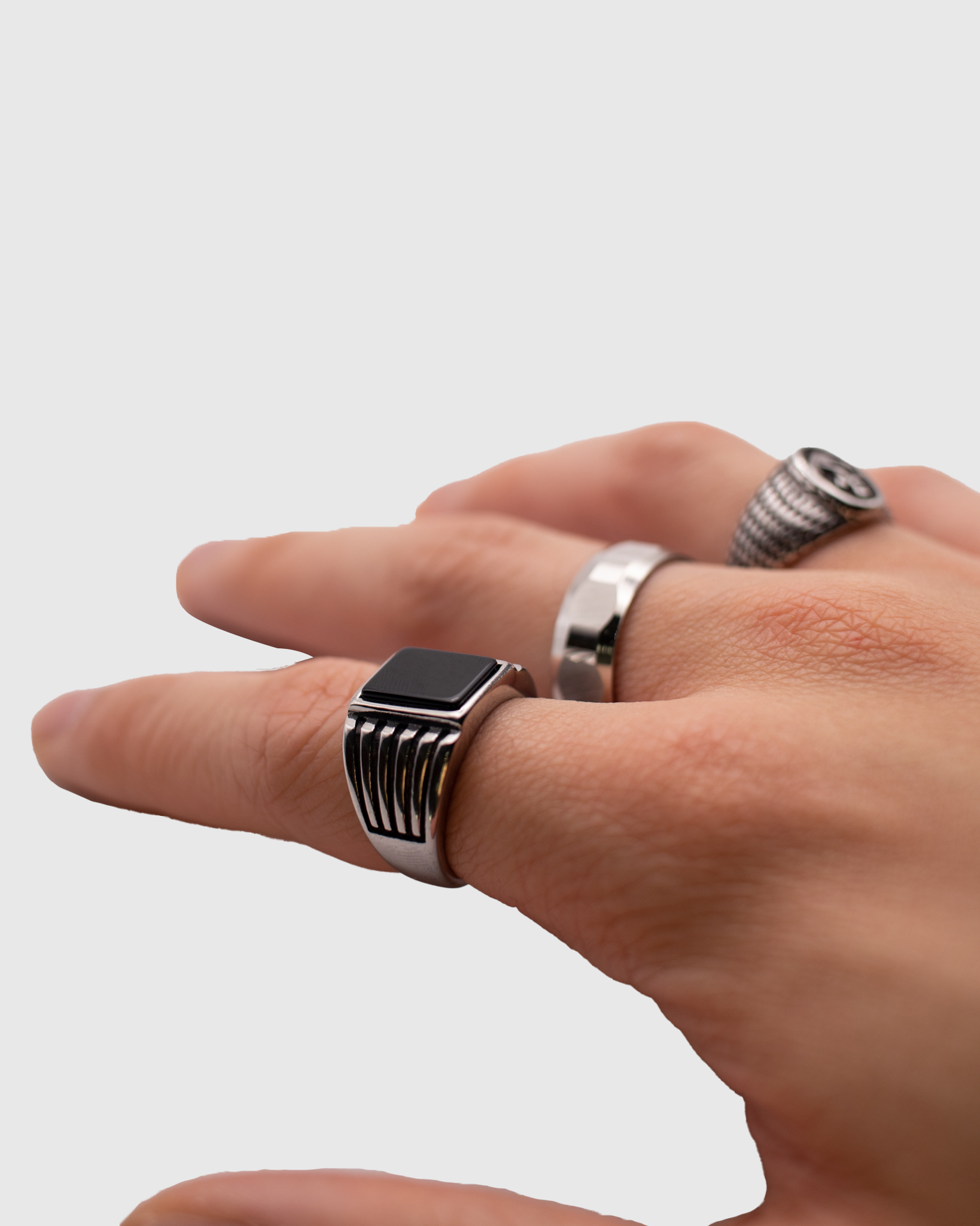 Steen Ring Silber